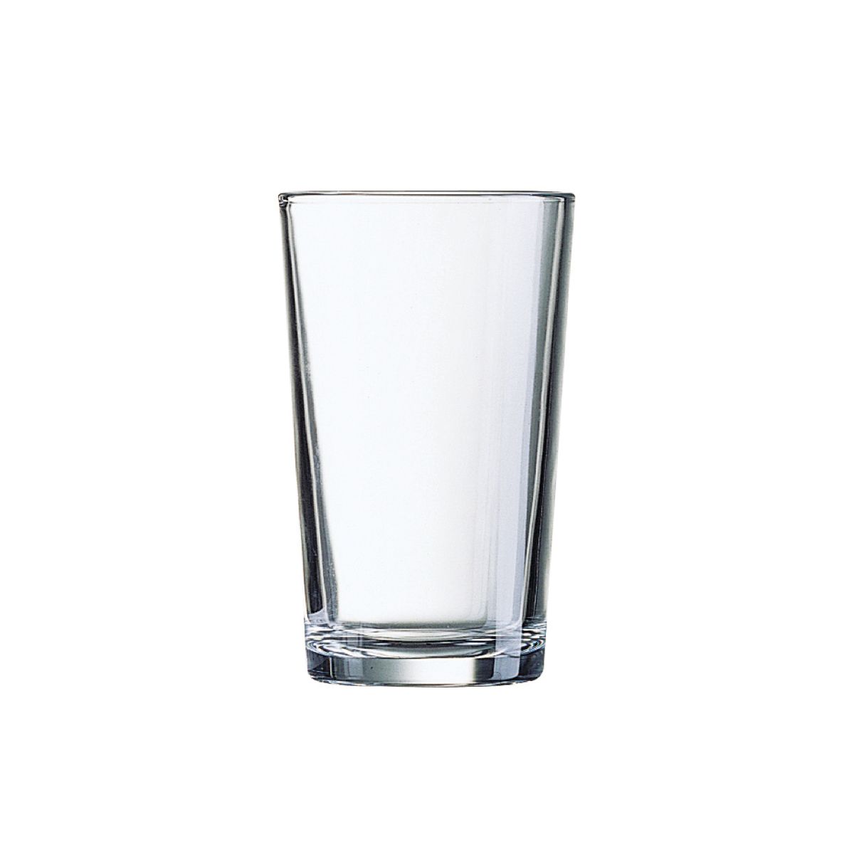 Compact drinkglas Conique 8 cl met rechte zijden, weergegeven in vooraanzicht.