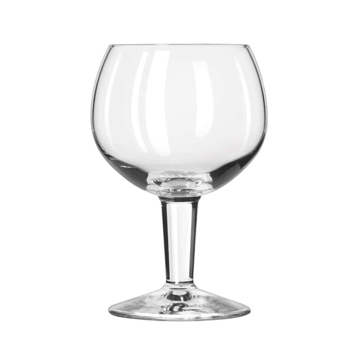 Rechte vooraanzichtweergave van het 41 cl Grand Service bierglas met helder glas en klassieke vorm.