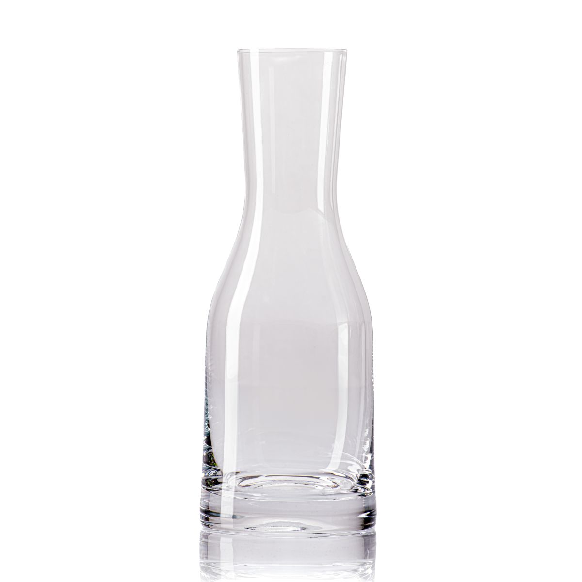 Recht vooraanzicht van de karaf Le Marc 75 cl met elegante, ronde vorm en taps toelopende hals.