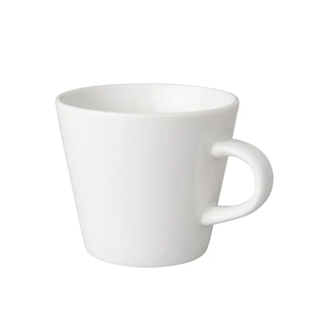 Koffiekop wit Neo Budgetline 19 cl. van porselein in vooraanzicht, met glad oppervlak en ronde vorm.