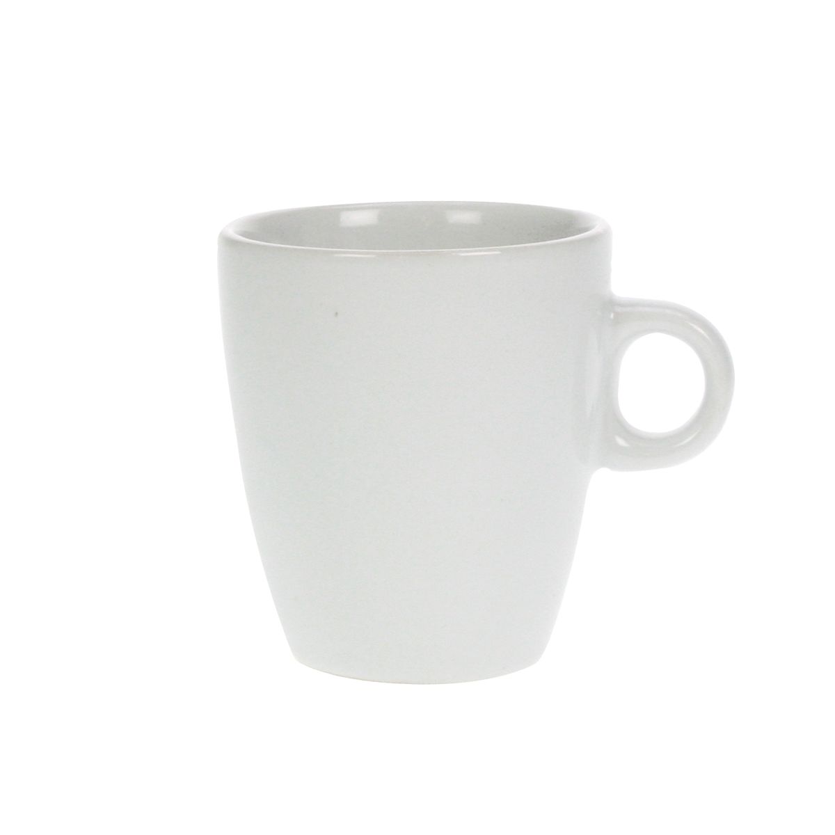 Witte Sonja mok van 18 cl in porselein met gladde afwerking